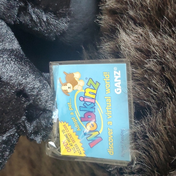 GANZ WEBKINZ RETIRED VINTAGE ADOPT A PET BLACK STALLION - Picture 4 of 7